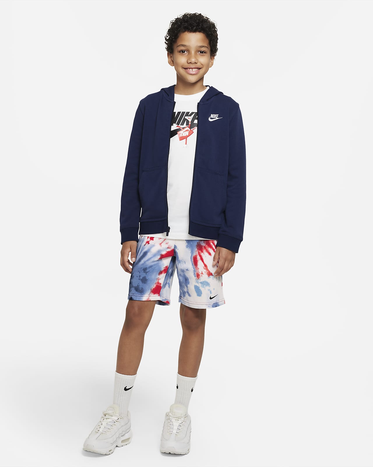 scannen Kreet Identiteit Nike Sportswear Club Big Kids' Tie-Dye Shorts. Nike.com
