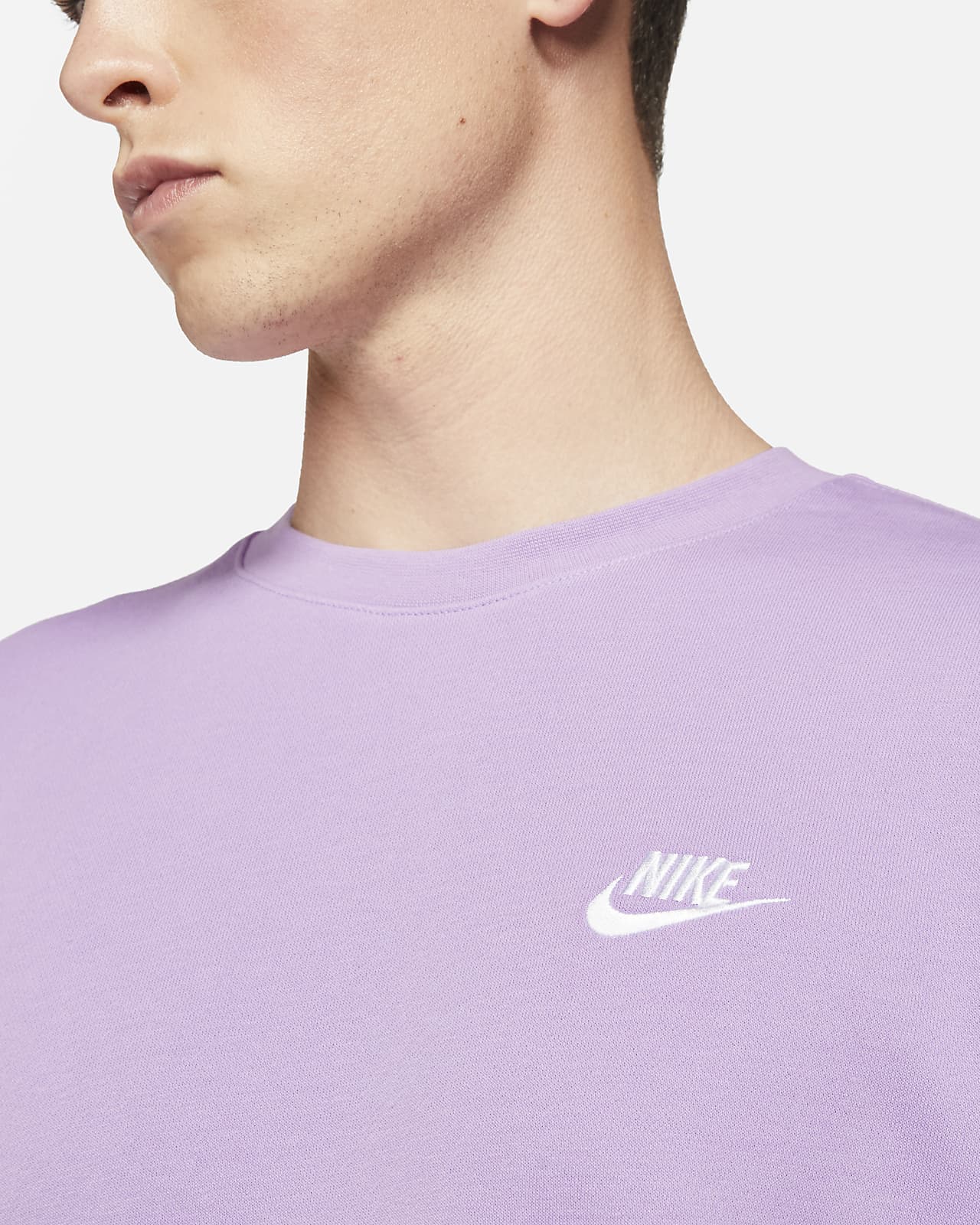 men's french terry crew nike sportswear