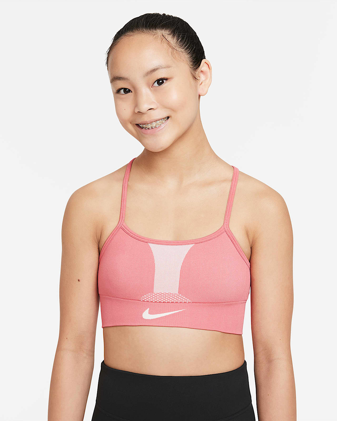 Nike公式 ナイキ Dri Fit インディ ジュニア ガールズ スポーツブラ オンラインストア 通販サイト