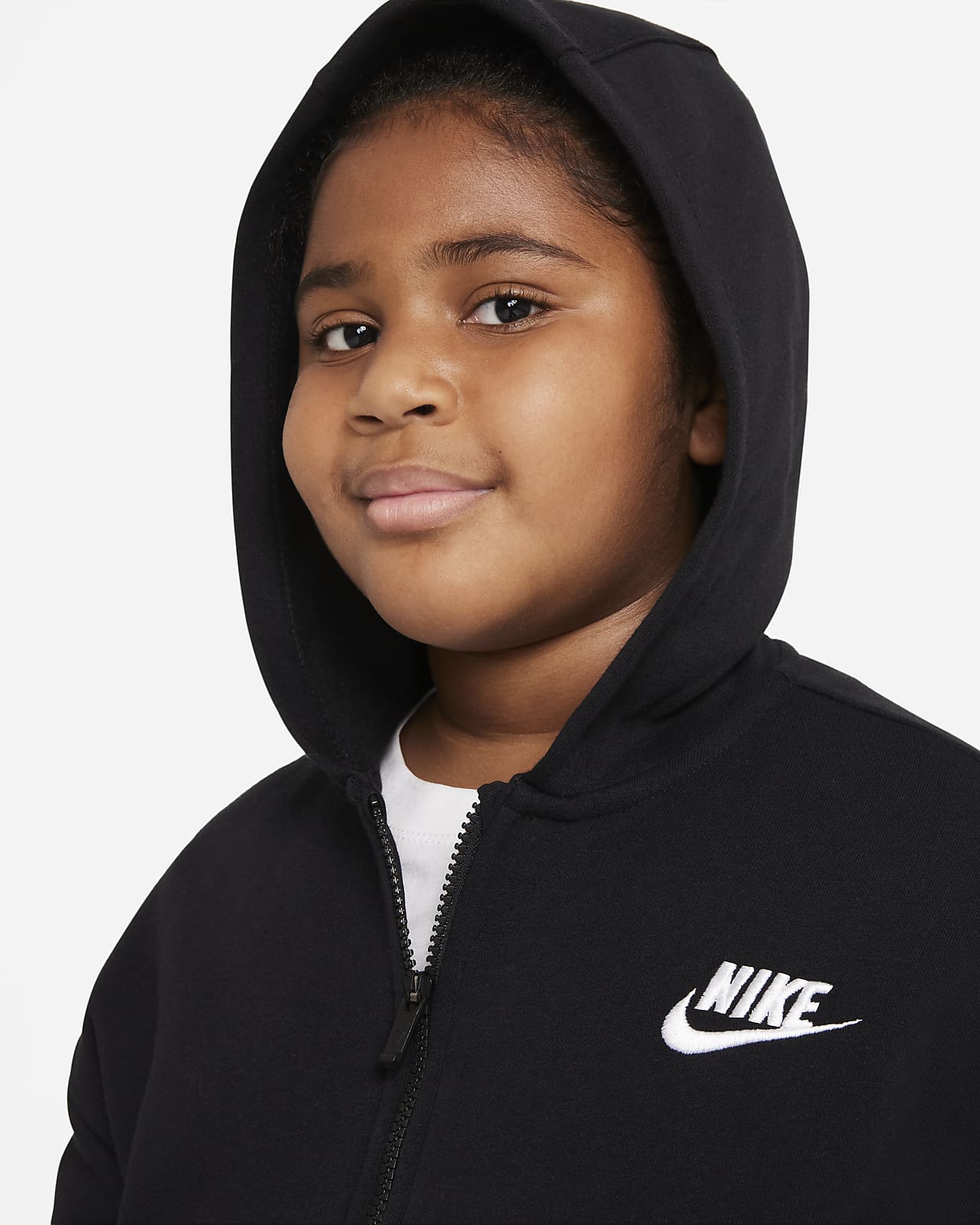 Nike boys nsw club full zip hoodie