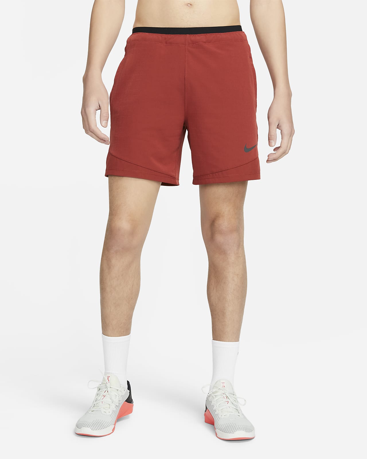 nike pro shorts thin band