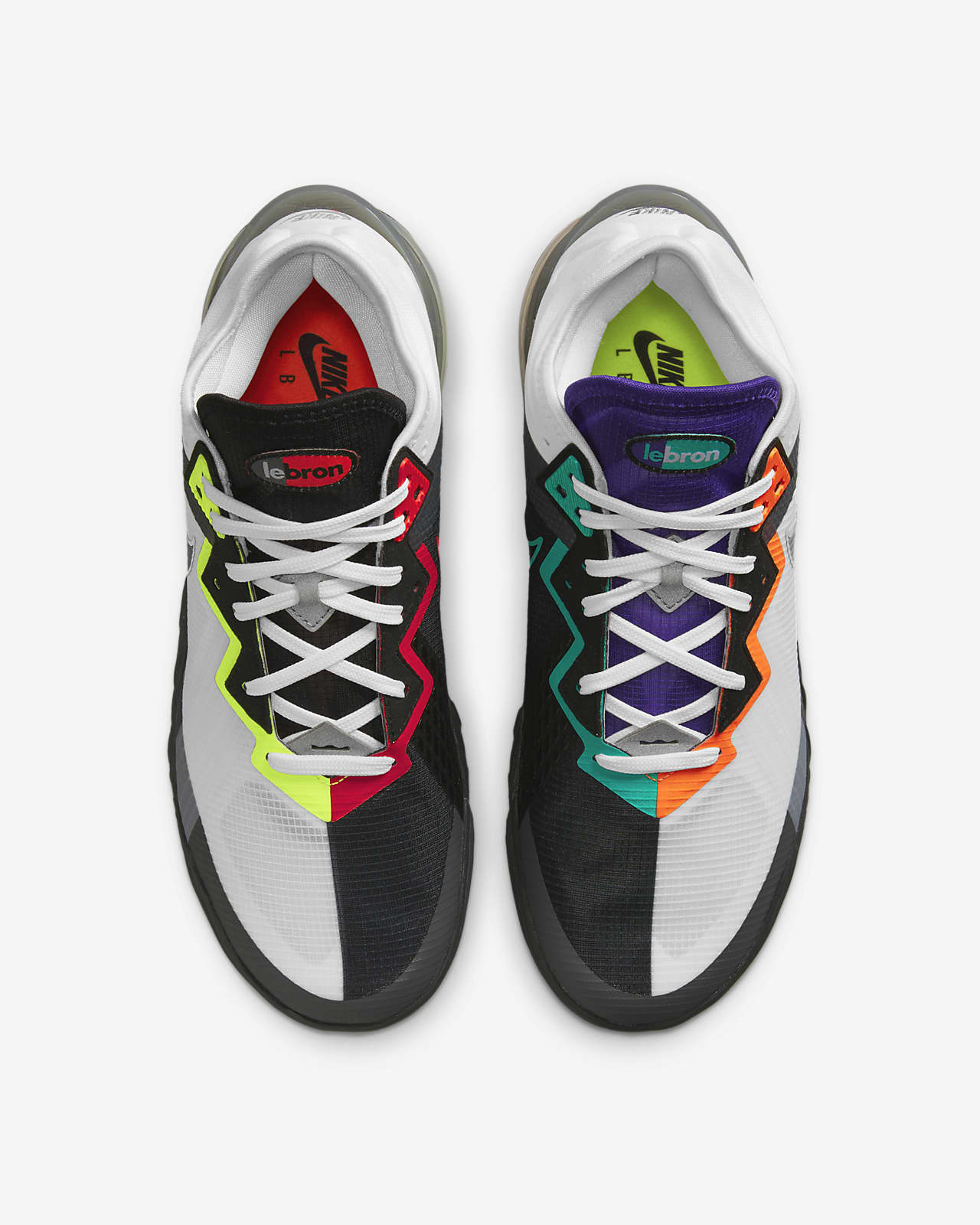 nike lebron 18 low miami men's basketball shoes stores