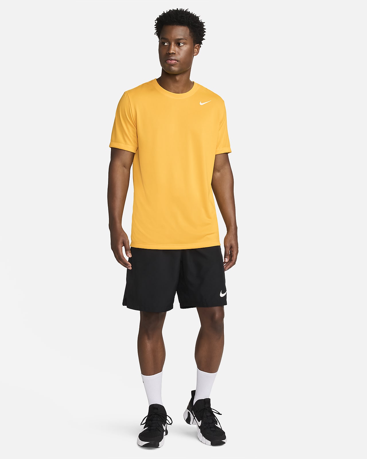  Nike Mens Brasil Athletic Cut Dri-Fit T-Shirt Yellow XL :  Clothing, Shoes & Jewelry