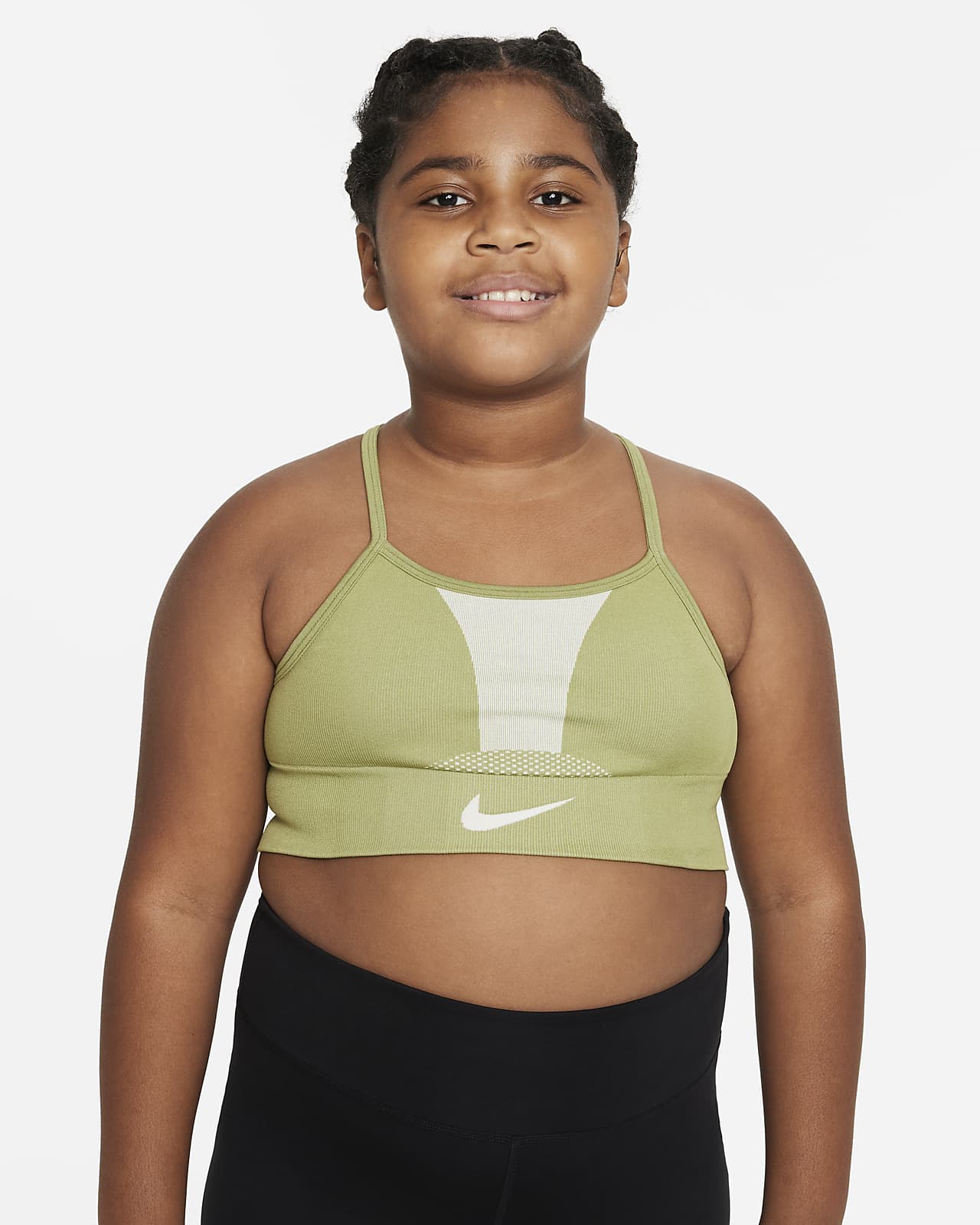 Nike Dri-FIT Indy Big Kids' (Girls') Bra (Extended Size). Nike.com