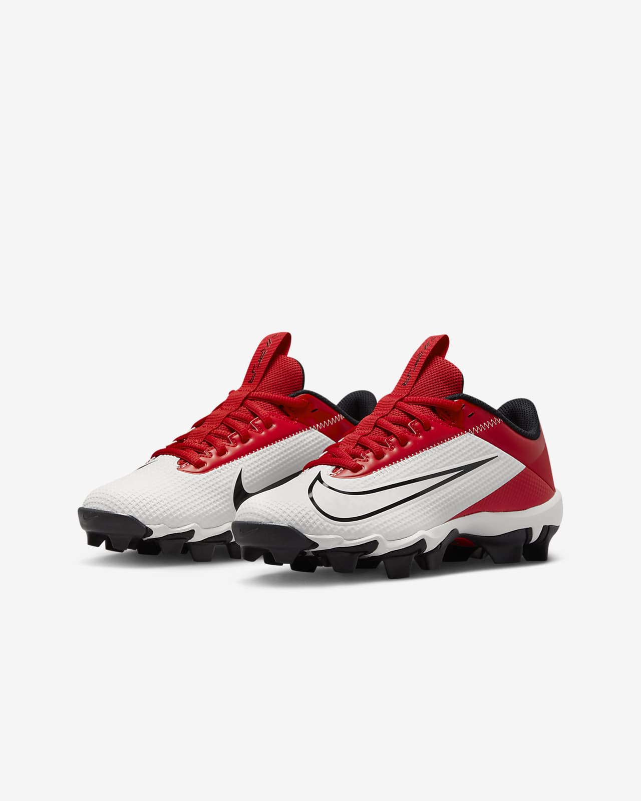 Nike Off-White High Youth Football Cleats 3.5Y / Red