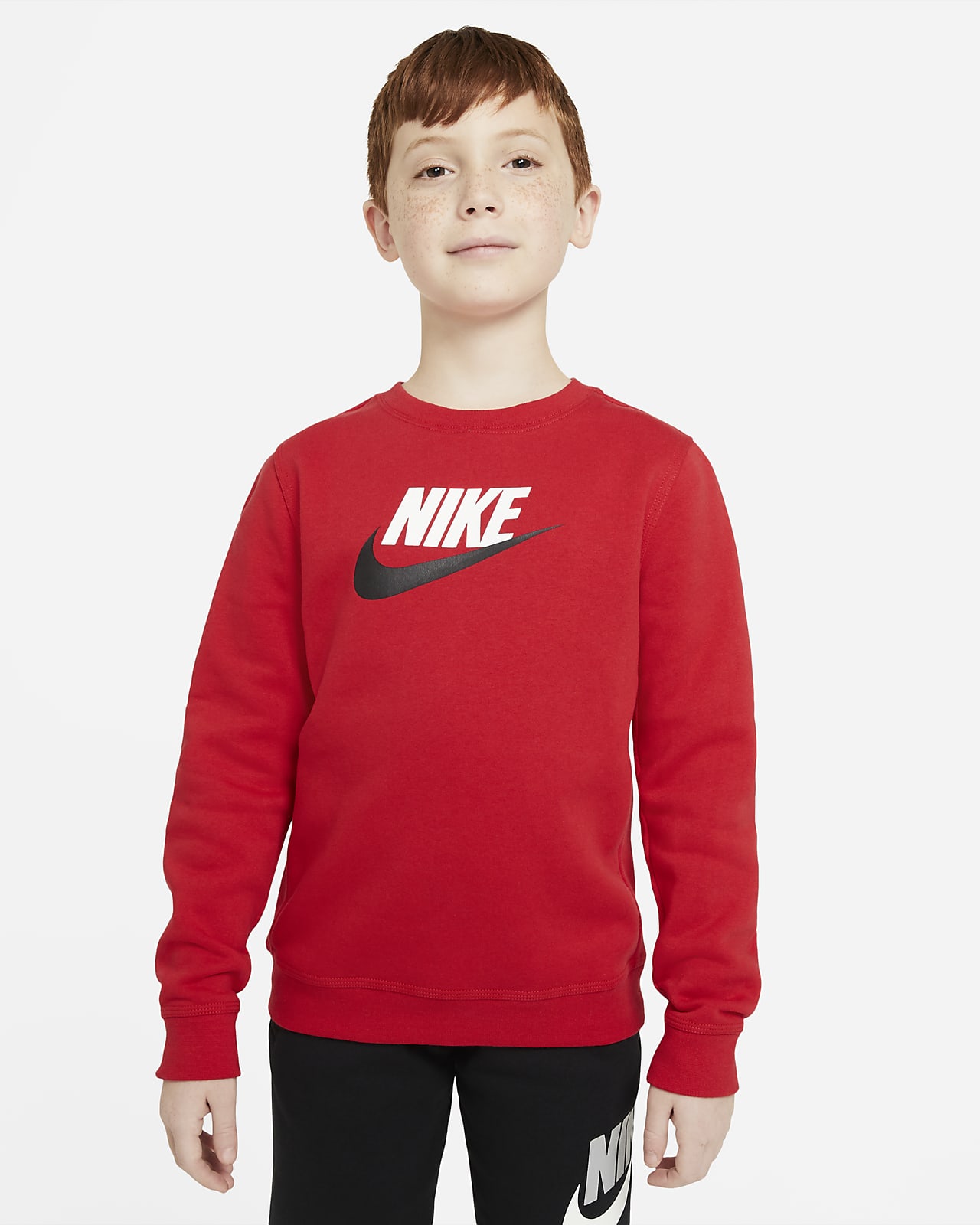 nike sportswear club fleece red