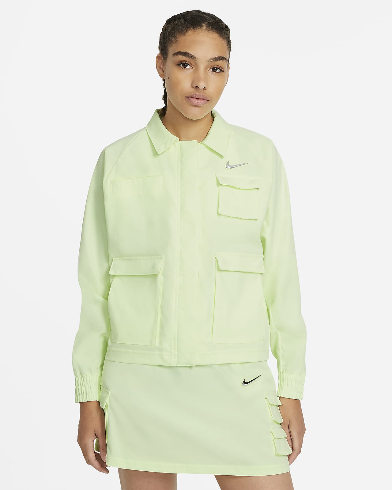 nike sportswear swoosh woven jacket