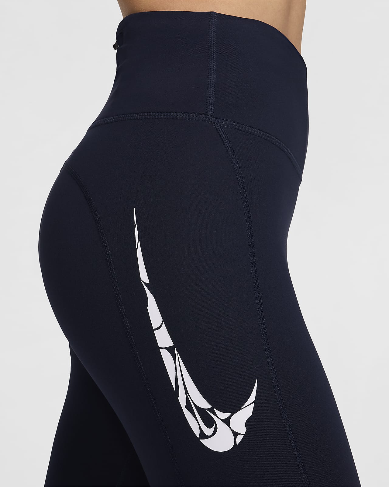 Nike Fast Women's Mid-Rise 7/8 Running Leggings with Pockets (Plus Size)