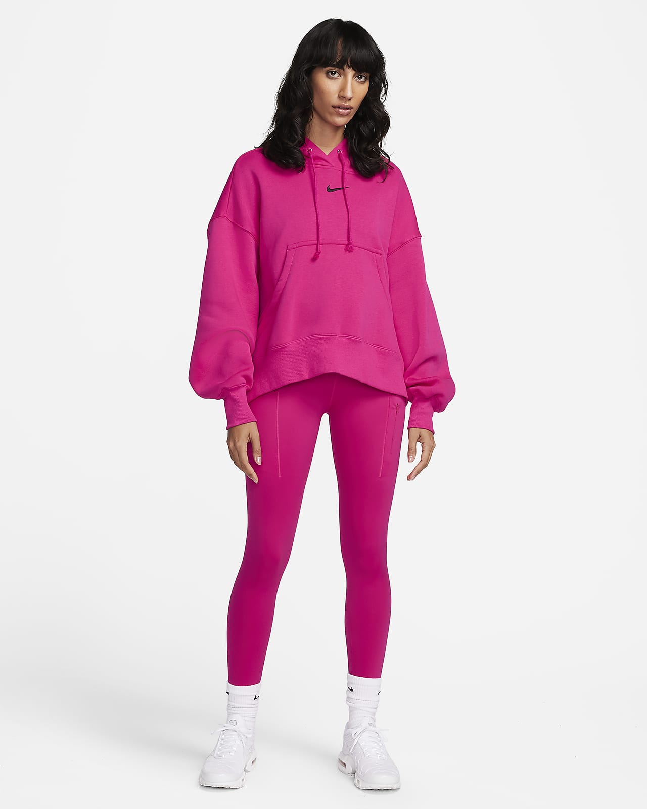 Hoodie pullover folgado Nike Sportswear Phoenix Fleece para mulher. Nike PT