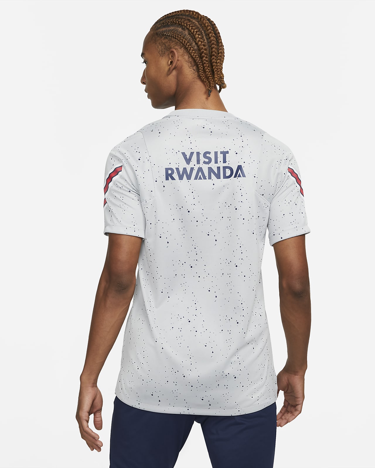 Мужская игровая футболка с коротким рукавом Nike Dri-FIT Paris Saint-Germain  Strike Fourth. Nike RU