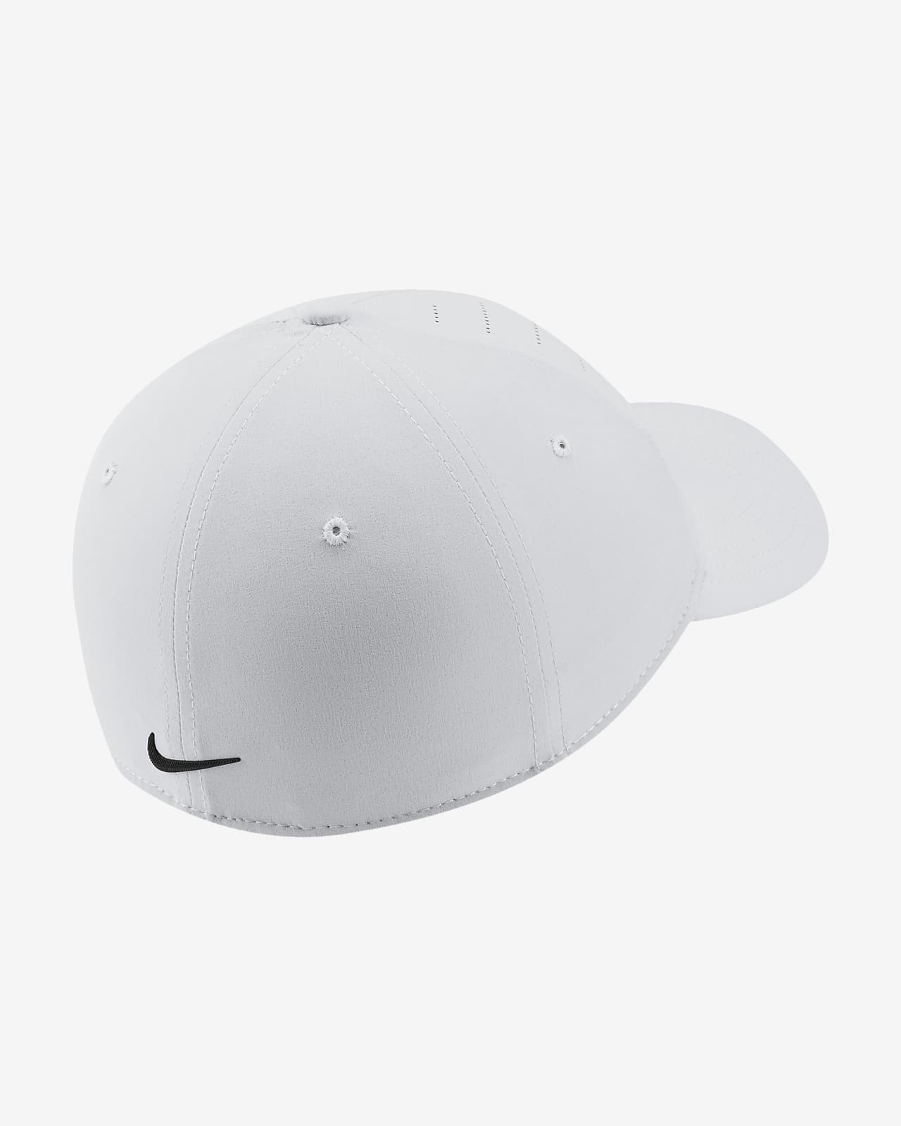 white baseball cap nike