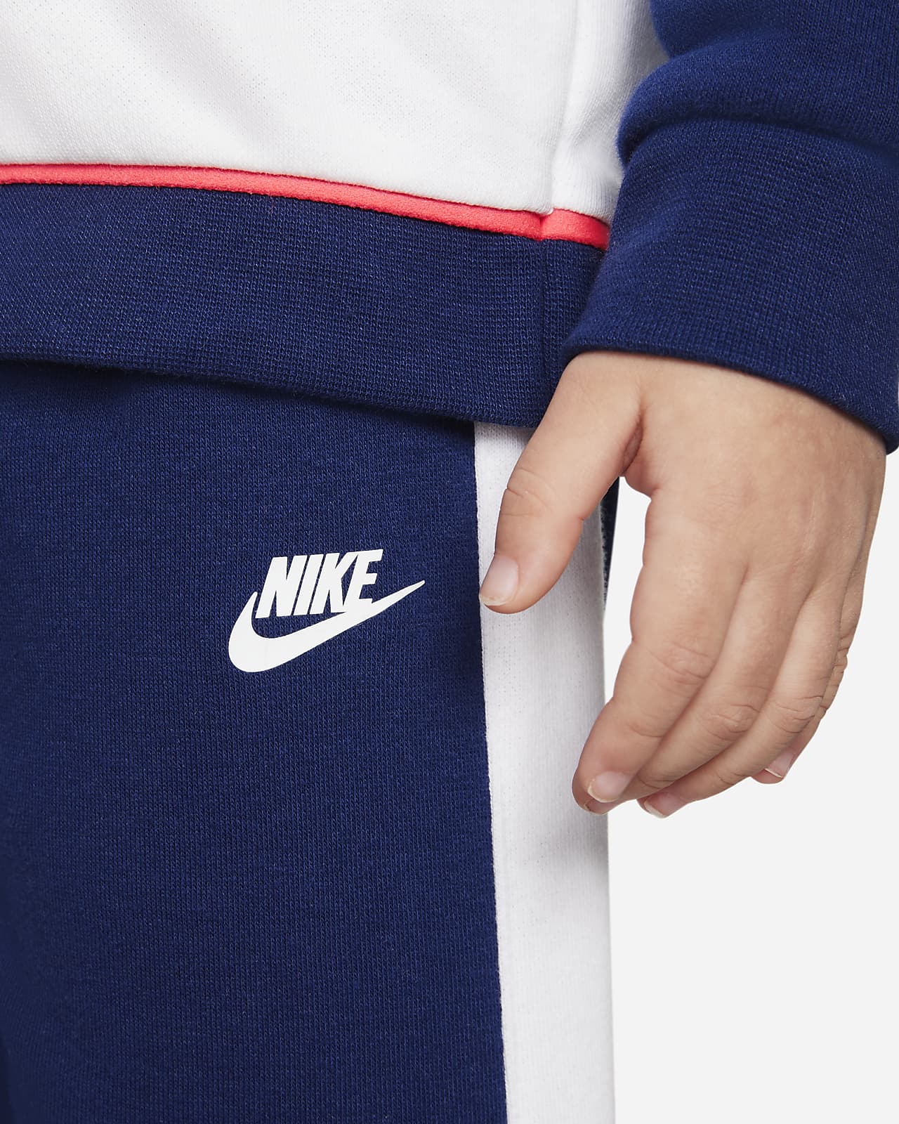 Conjunto De Sudadera Y Pantalones De Entrenamiento Con Bloques De Colores Para Bebe Nike 12 24m Nike Com