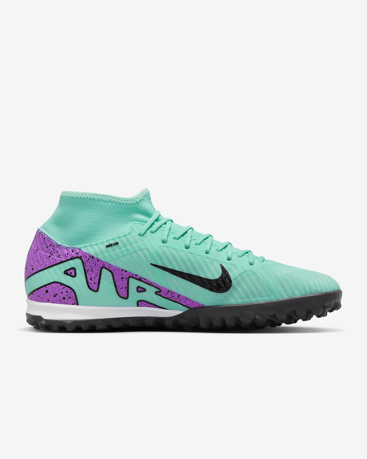 Calzado de f tbol de corte high para pasto sint tico turf Nike Mercurial Superfly 9 Academy