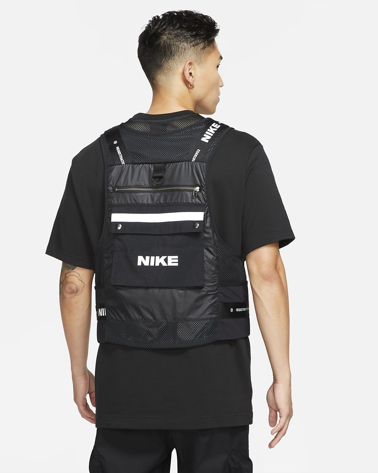 grey nike vest
