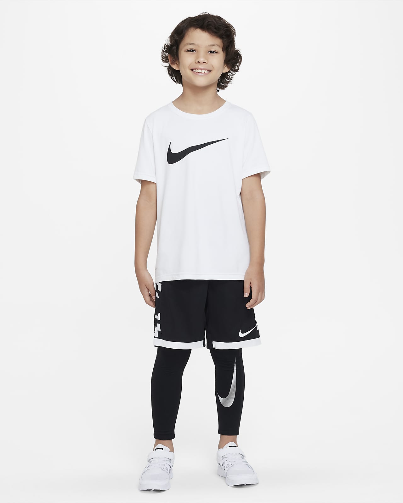 Nike Pro Warm Dri-FIT Older Kids' (Boys') Tights. Nike LU