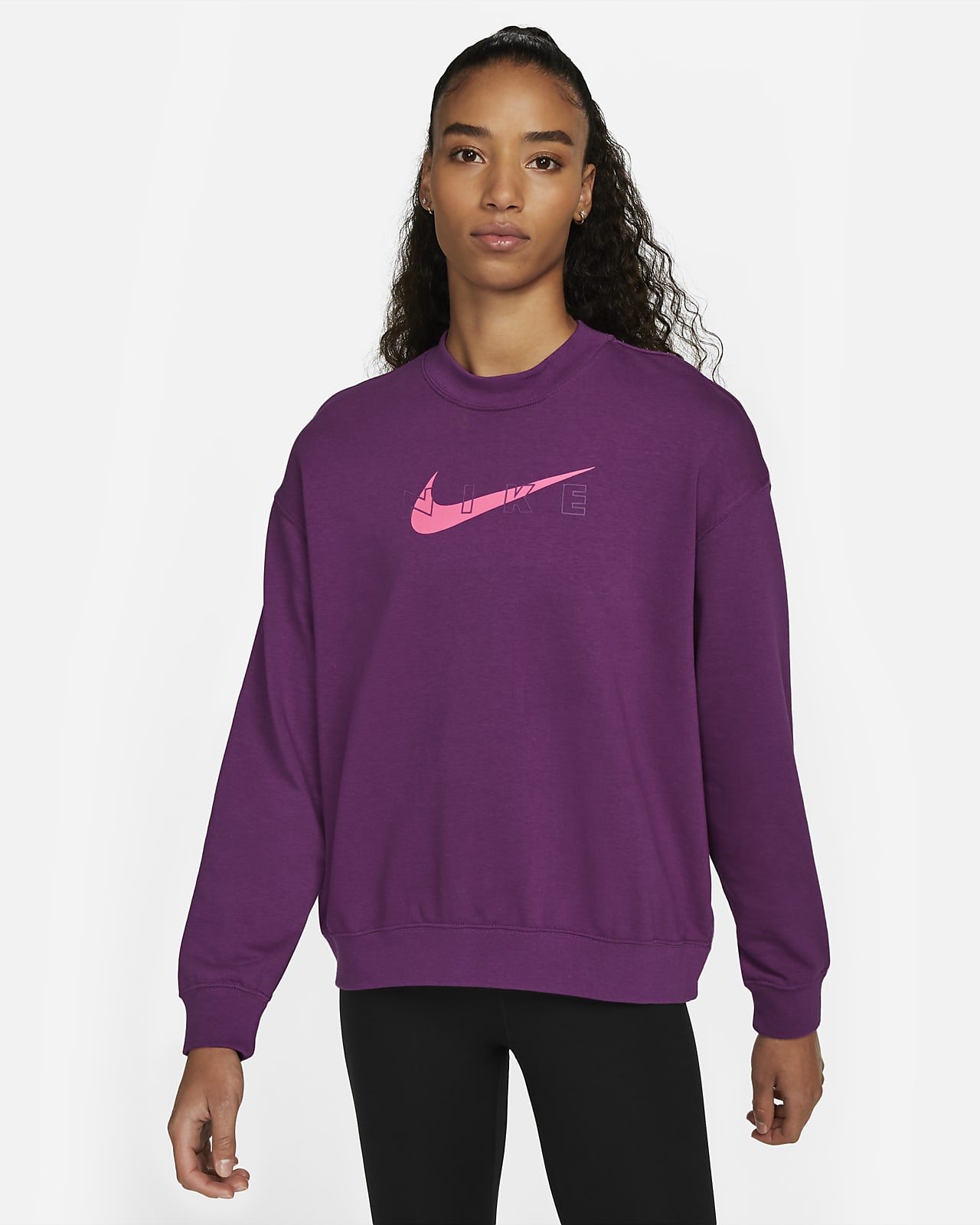 Nike Dri-FIT Fit Women's Graphic Sweatshirt. Nike.com
