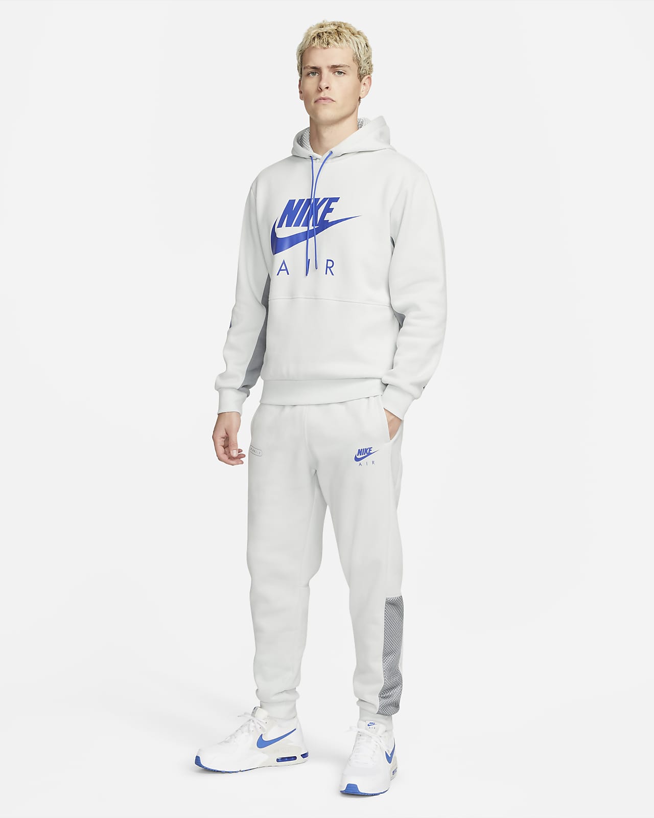 nike men's air logo fleece jogger pants