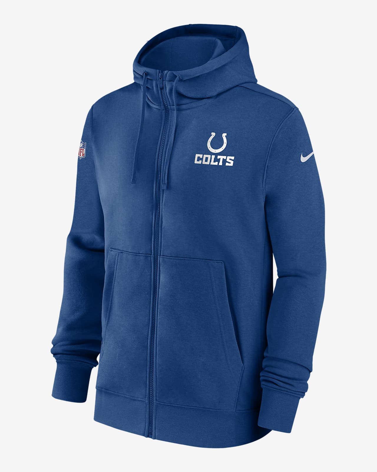 Nike Indianapolis Colts Sideline Club Men's Nike NFL Pullover Hoodie.  Nike.com