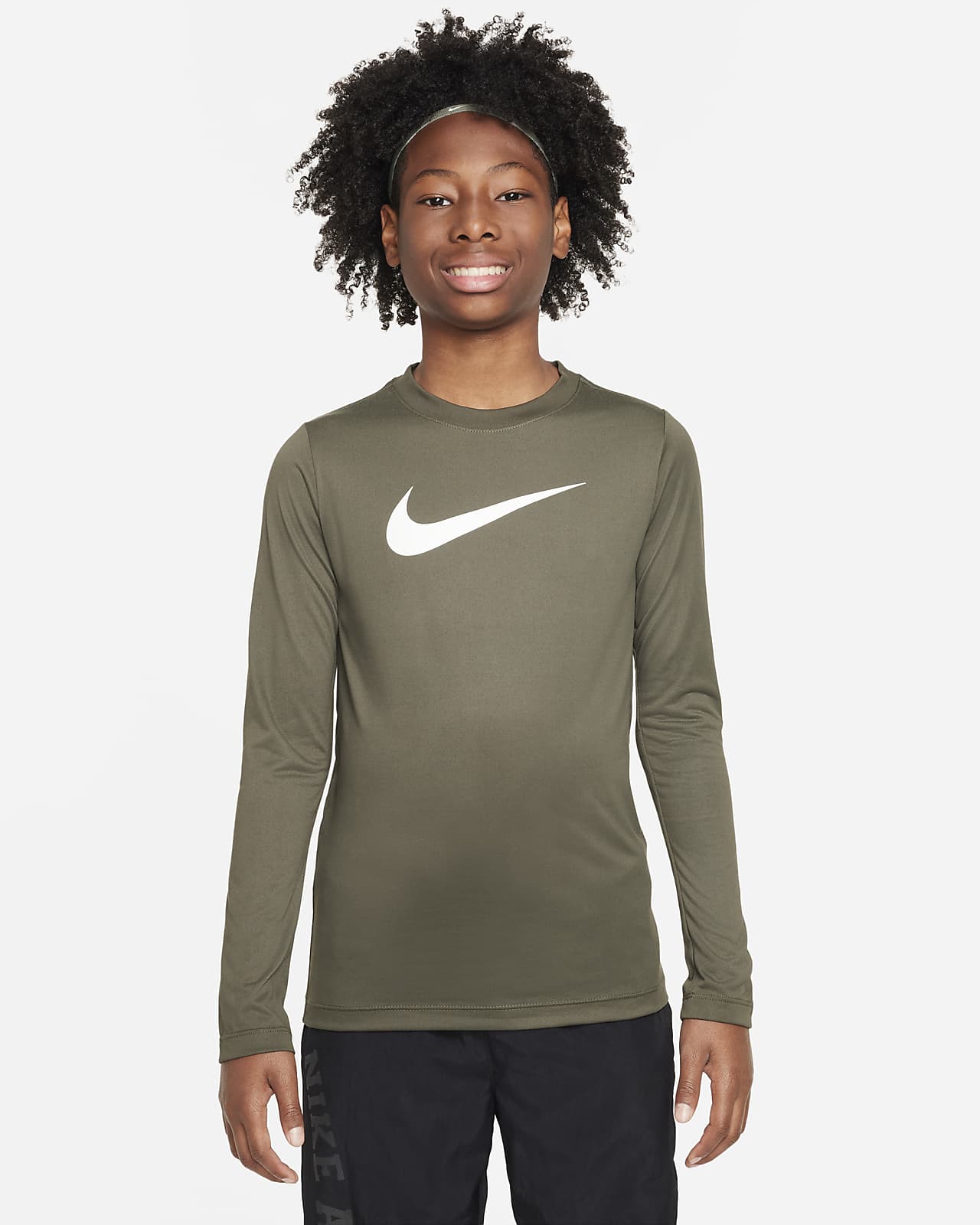 Nike Boys Winter Swoosh Long Sleeve Crew