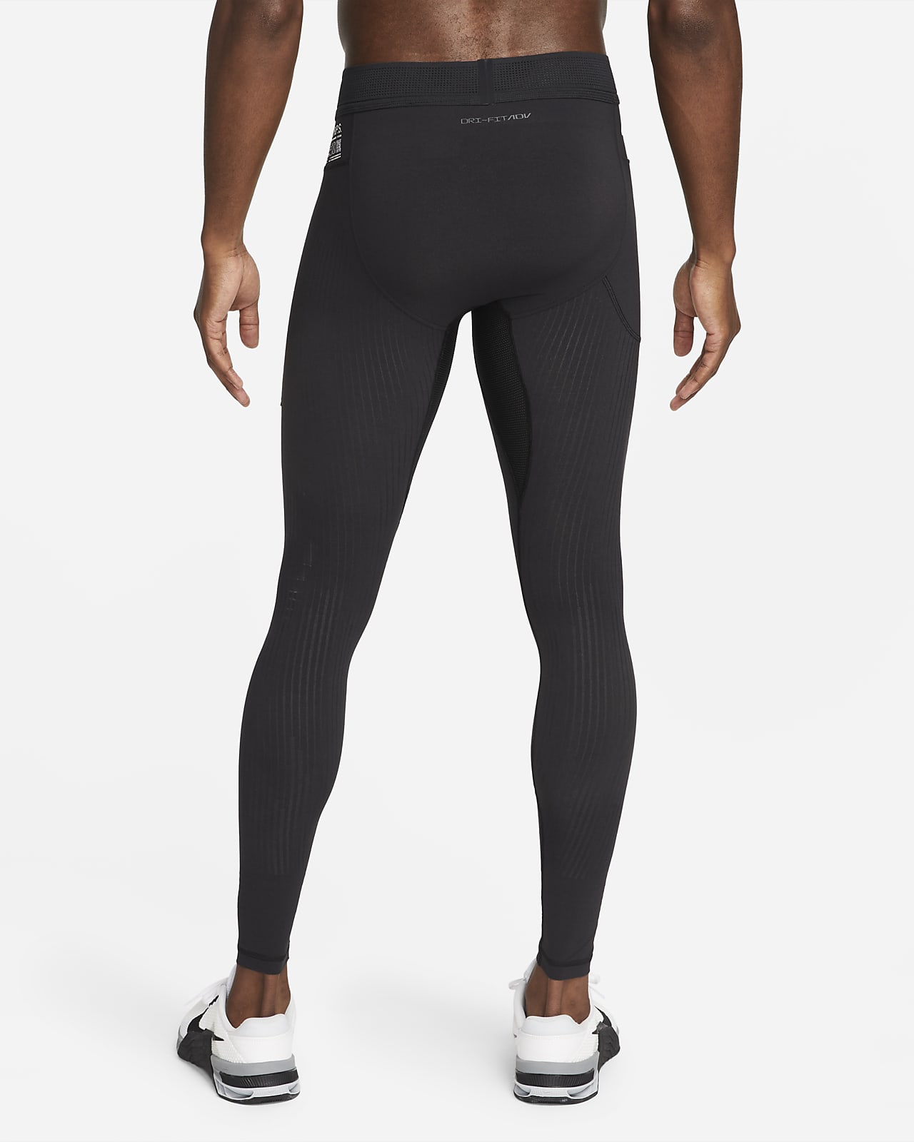 $110 Nike Pro Dri-FIT ADV Recovery Men's Tights Black Size Medium