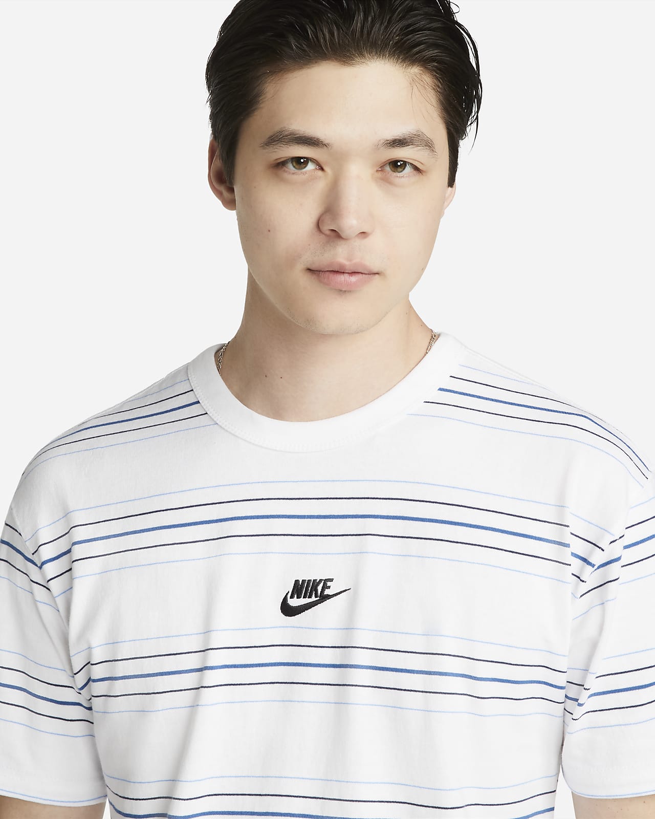 nike premium essential t shirt striped