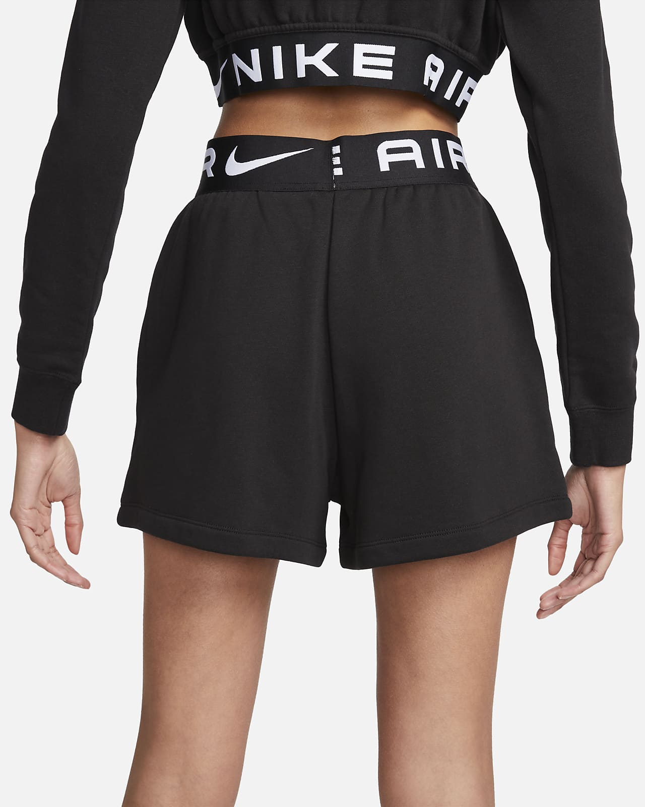Nike Small Logo - Cinza - Calções Mulher