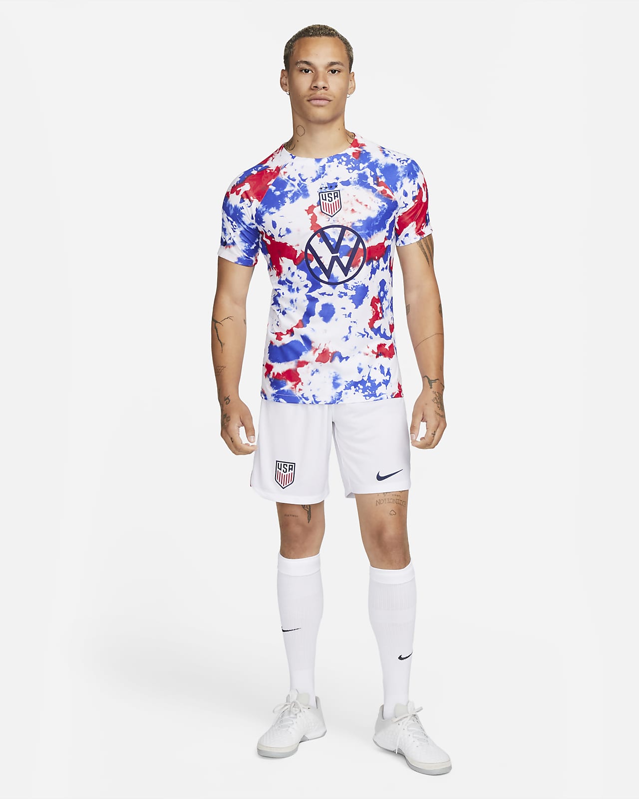 Playera de f tbol para antes del partido Nike Dri FIT para hombre USWNT