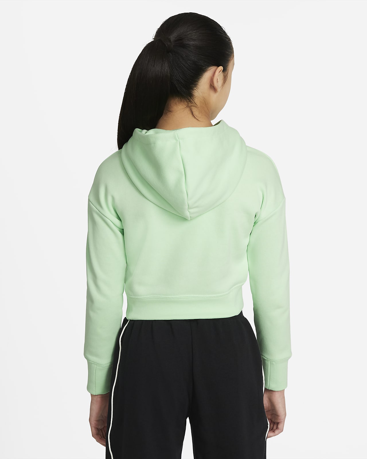 Felpa con cappuccio corta Nike Sportswear - Ragazza. Nike IT