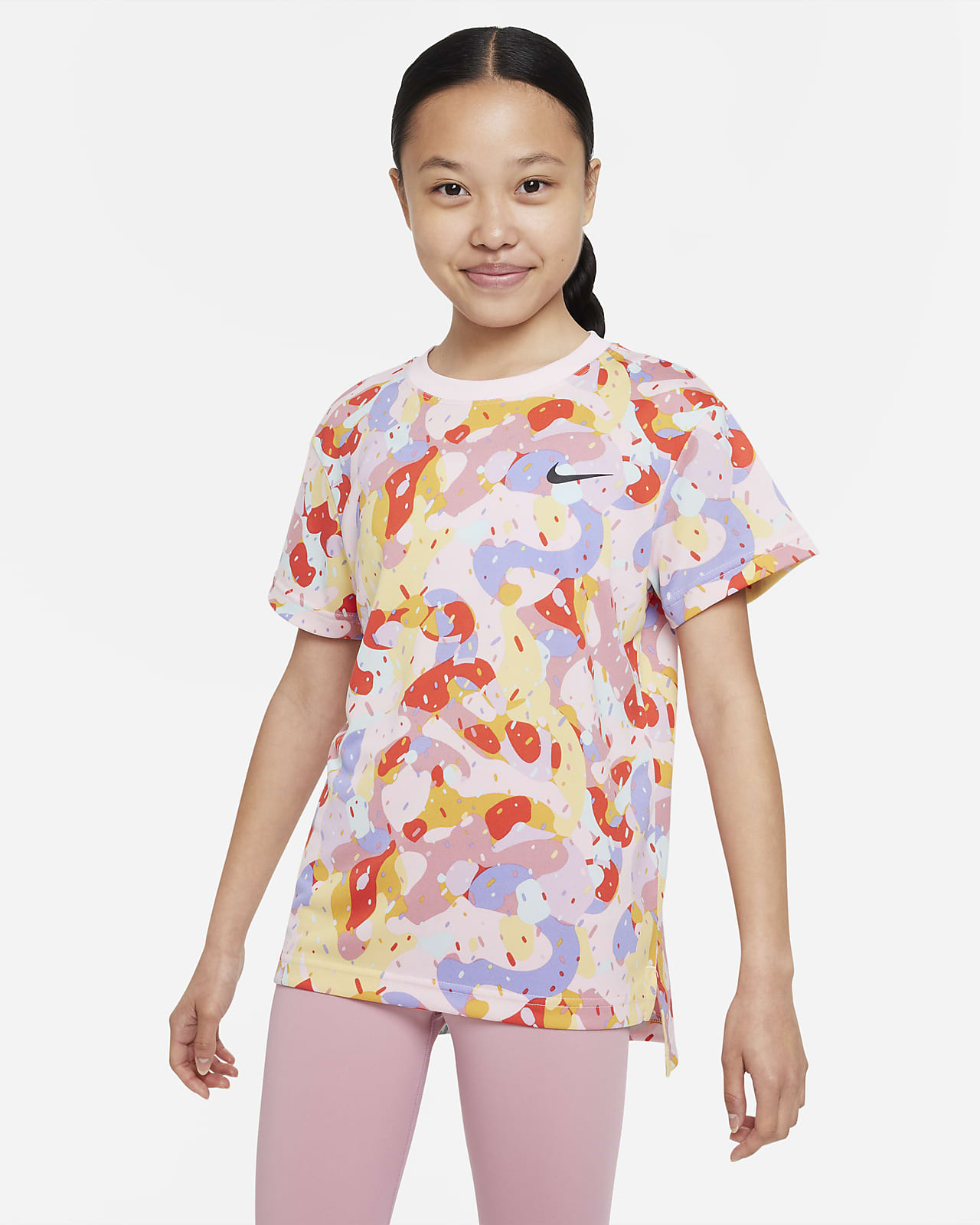 microscopisch zeewier vasthoudend Nike Dri-FIT Big Kids' (Girls') Training T-Shirt. Nike.com