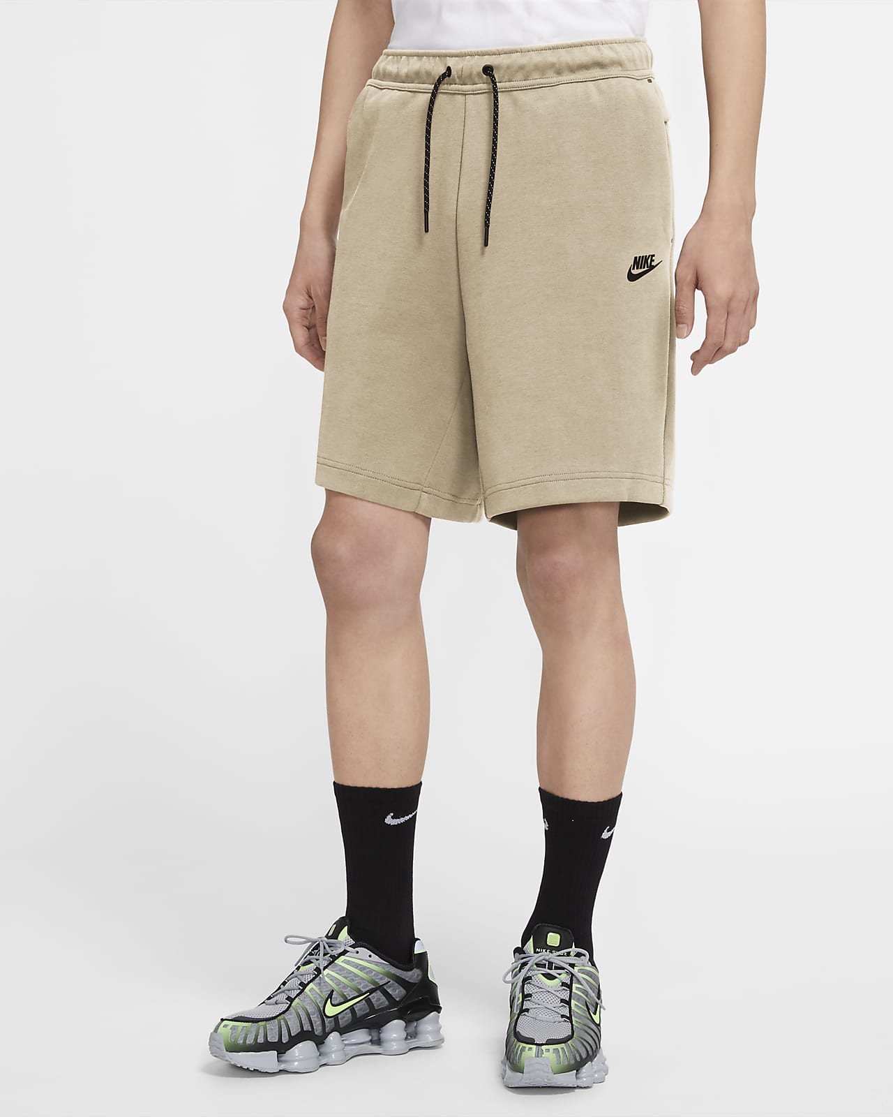 fleece nike shorts mens