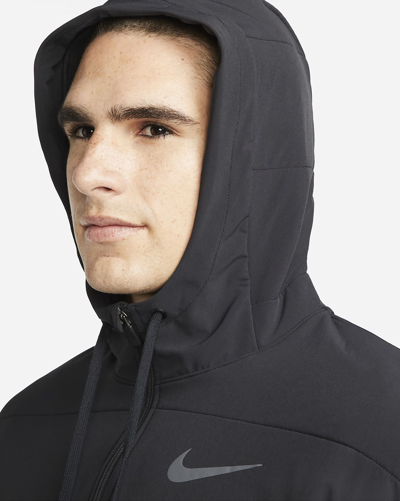Nike Therma-FIT Men's Winterized Full-Zip Training Hoodie. Nike SI