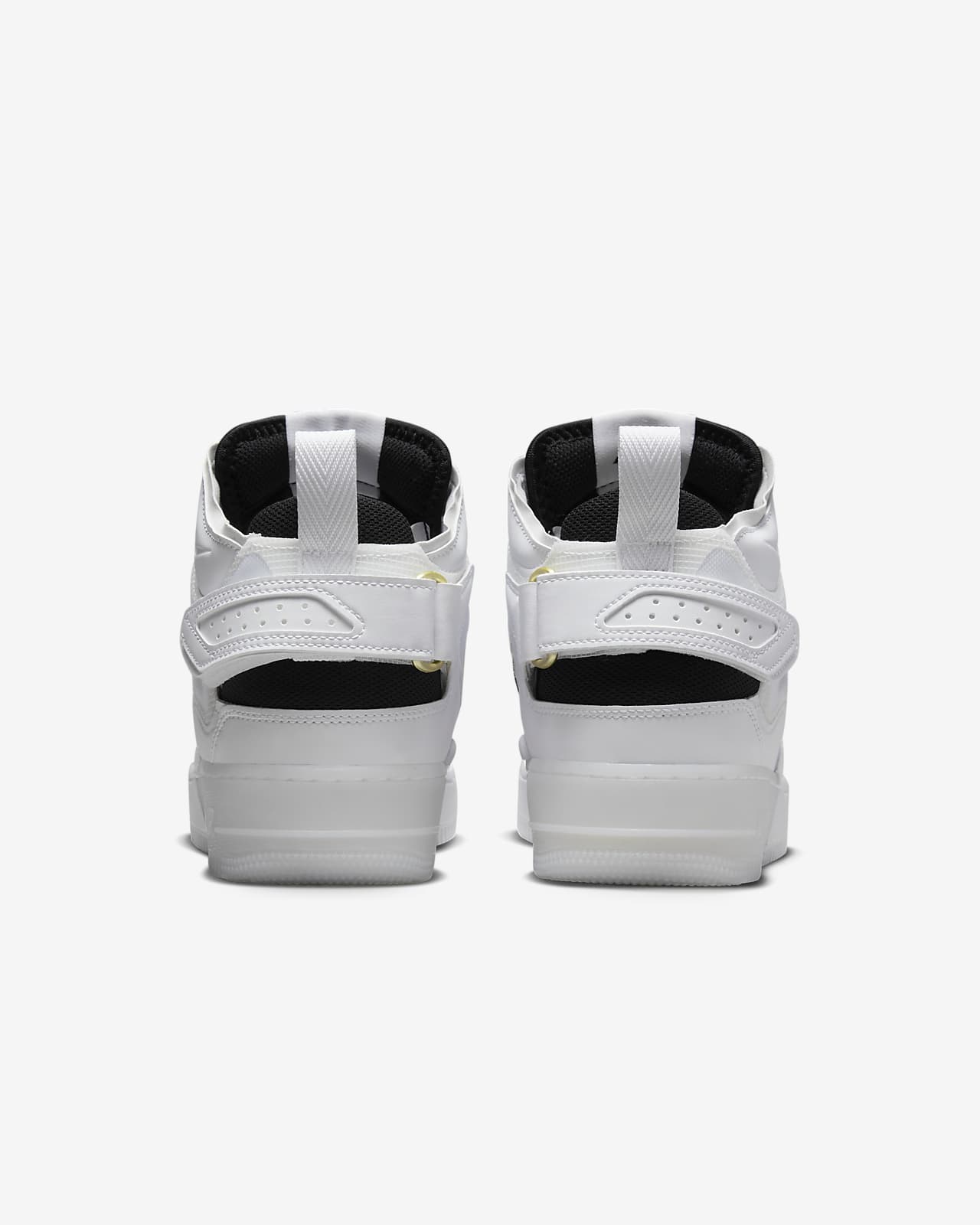 nike men's air force 1 react white sneaker