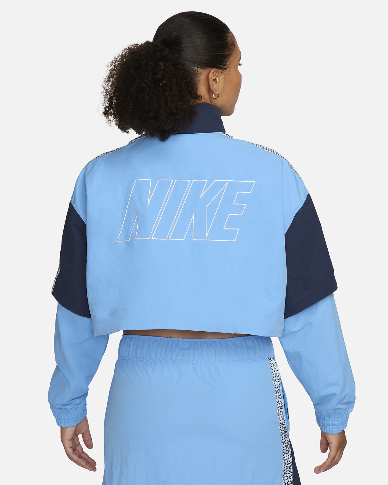 Nike Sportswear x Nike United Women\'s Oversized Woven Track Jacket.