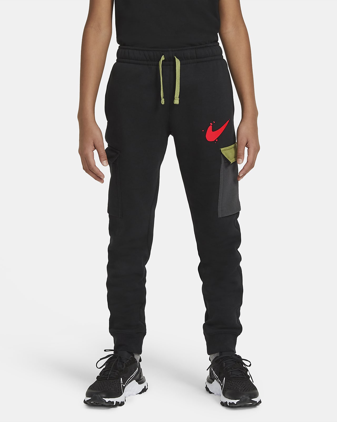 big & tall nike sportswear club fleece cargo jogger pants