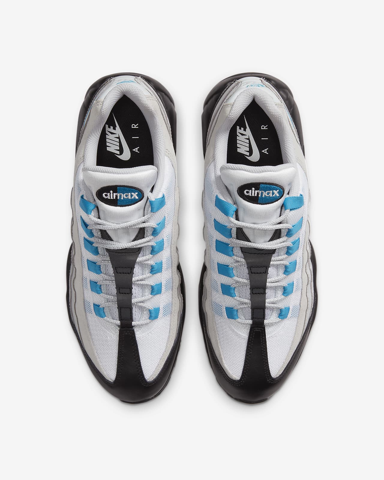 blue white and gray air max 95