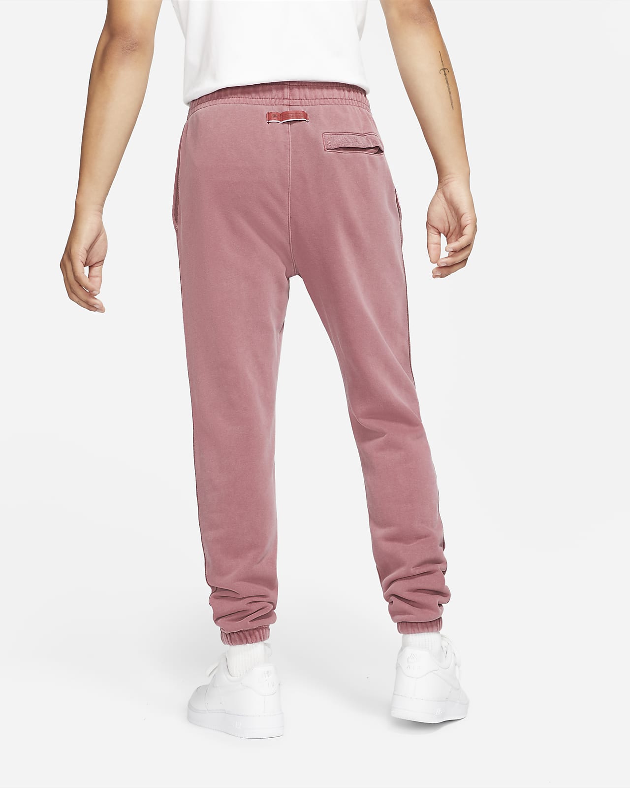 Nike Club cuffed sweatpants in pink
