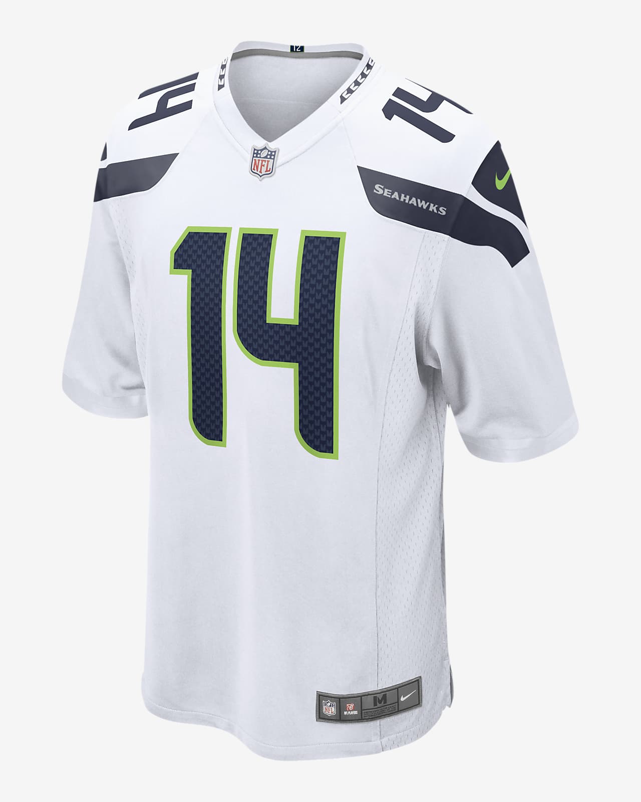 Men's Nike Jamal Adams White Seattle Seahawks Game Jersey Size: 3XL