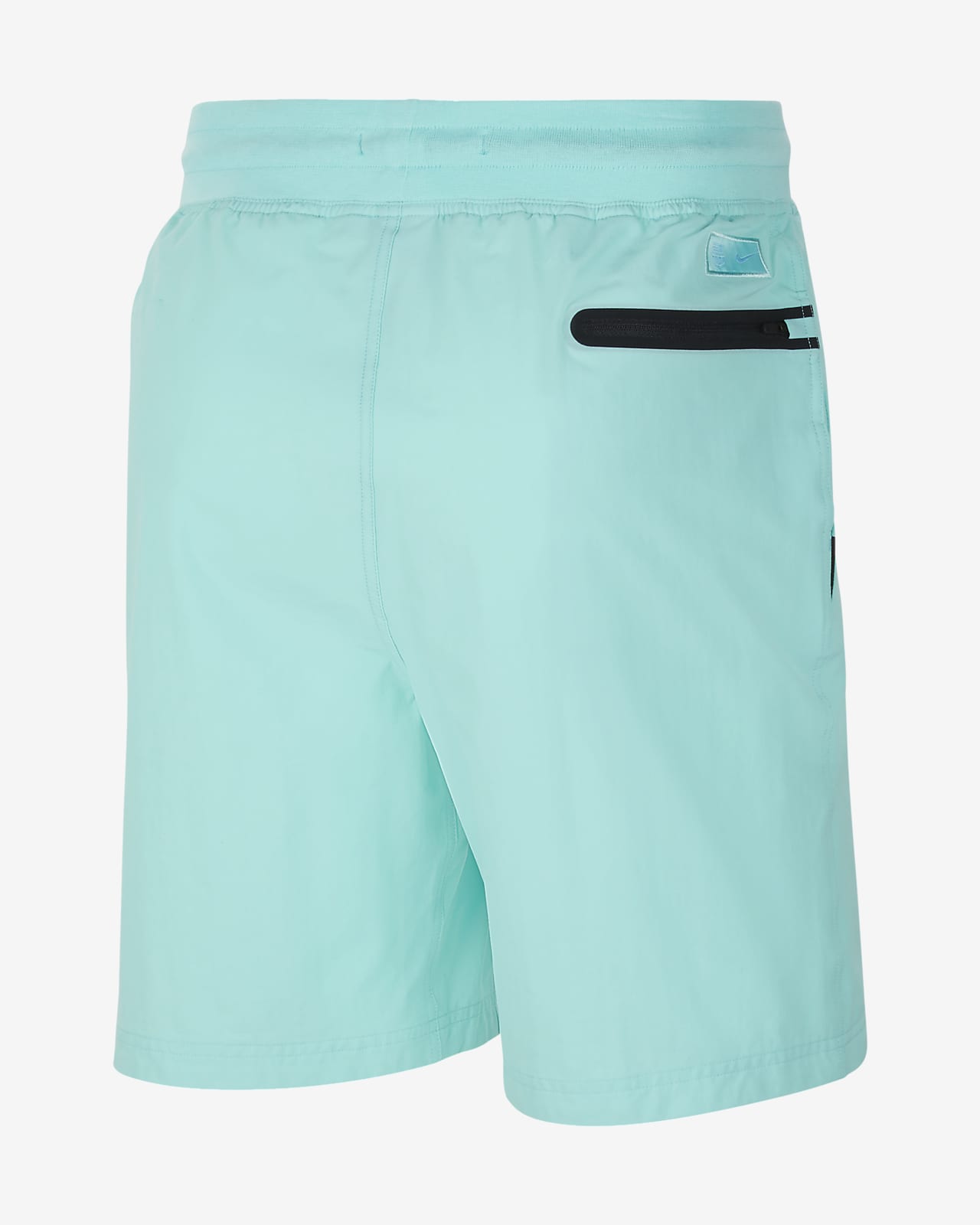 lime green nike woven shorts