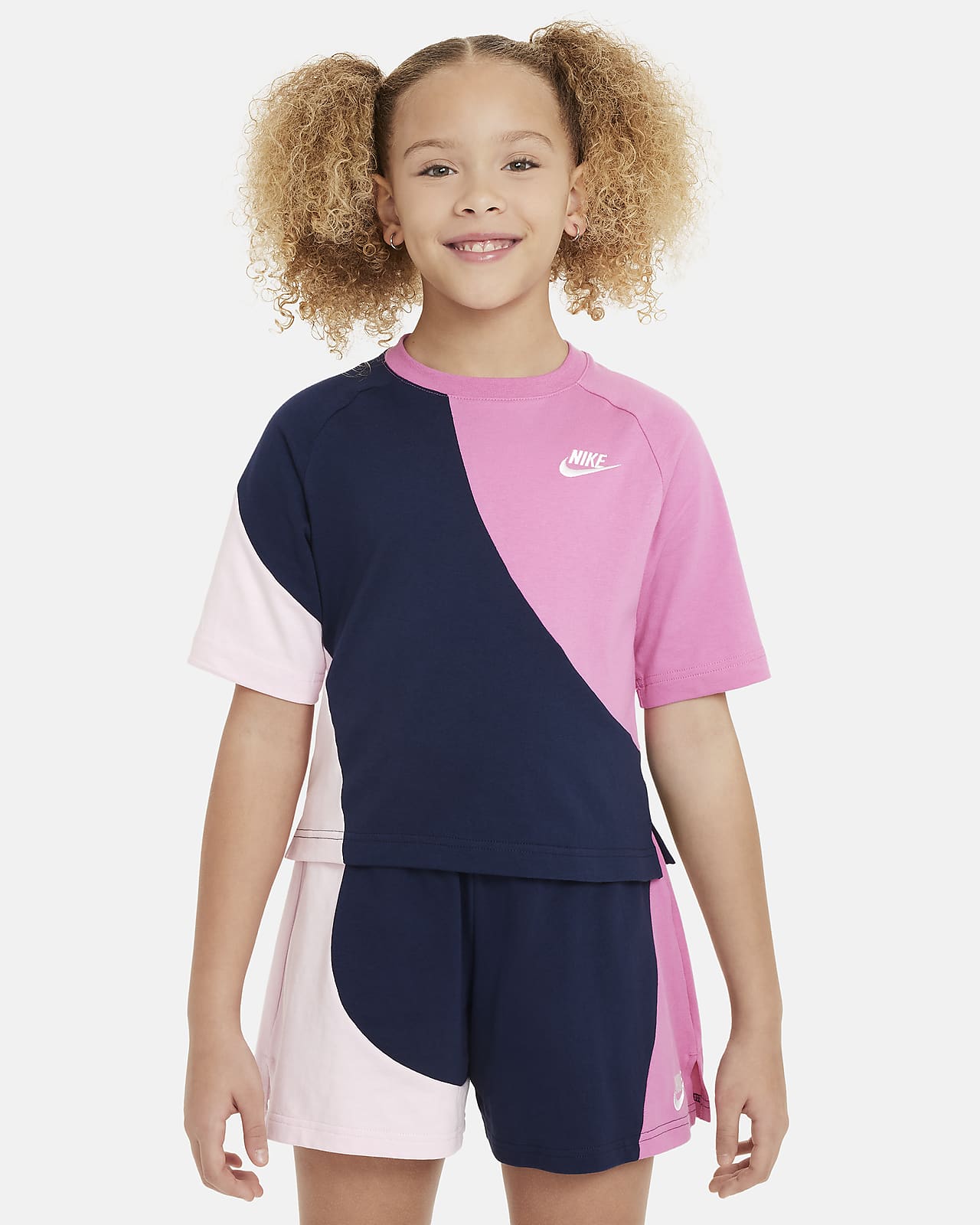 Nike Sportswear-jerseytrøje til større børn (piger)