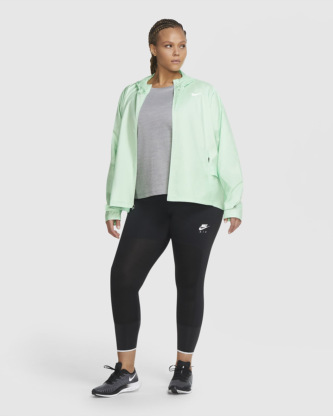 nike plus size running jacket