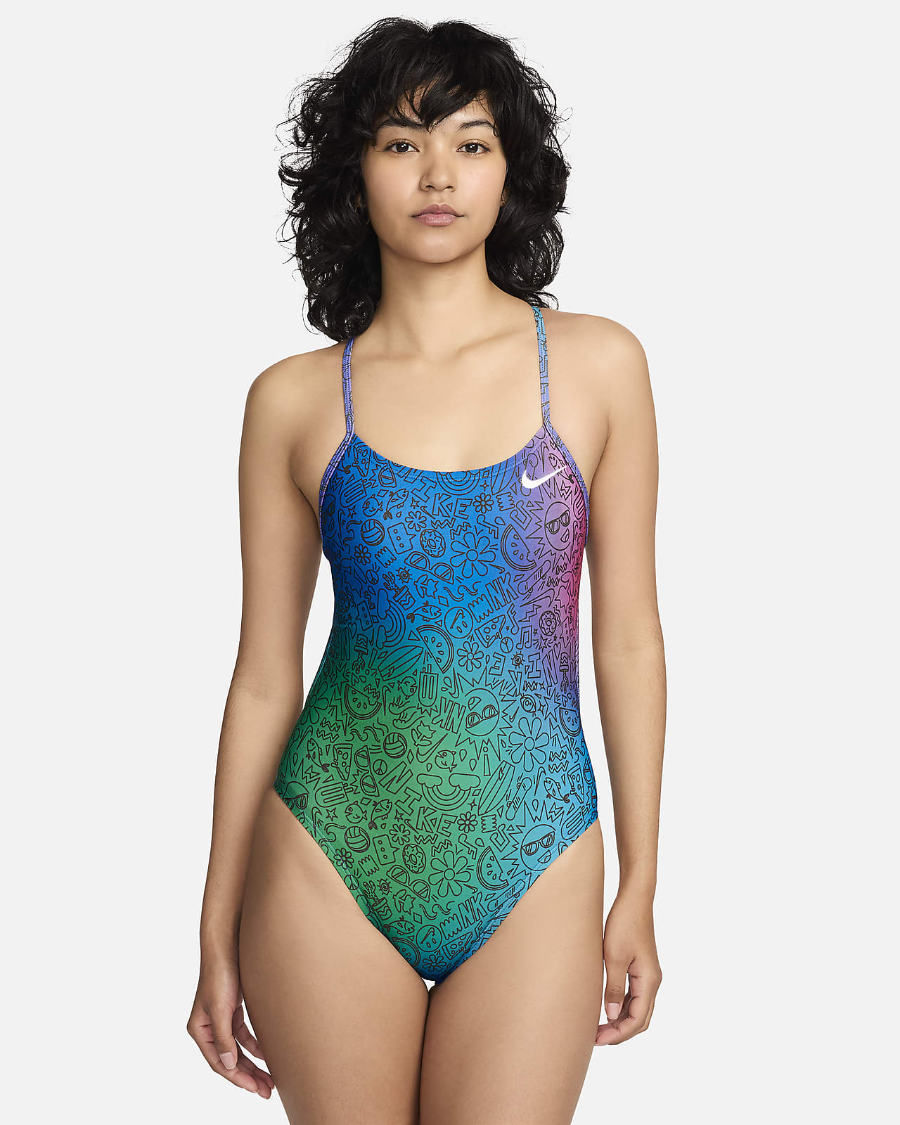 Traje de baño nike clearance