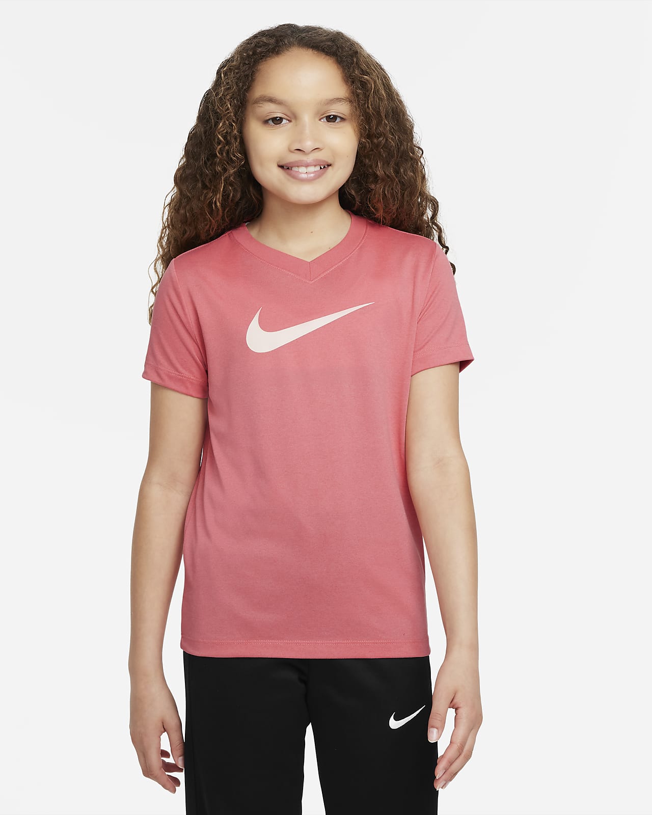 Nike Dri-FIT Older Kids' Swoosh Training T-Shirt. Nike ID