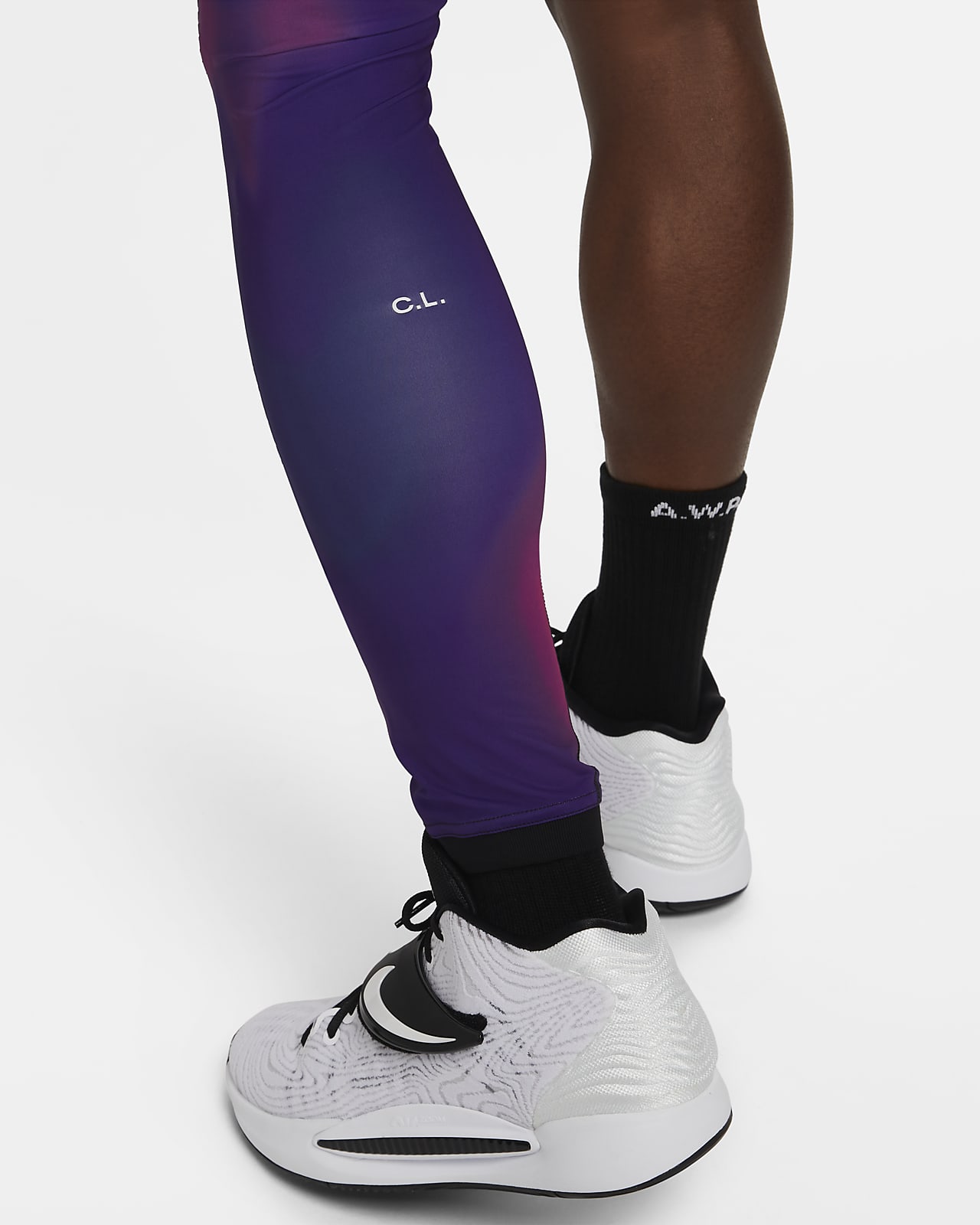 blue nike basketball tights