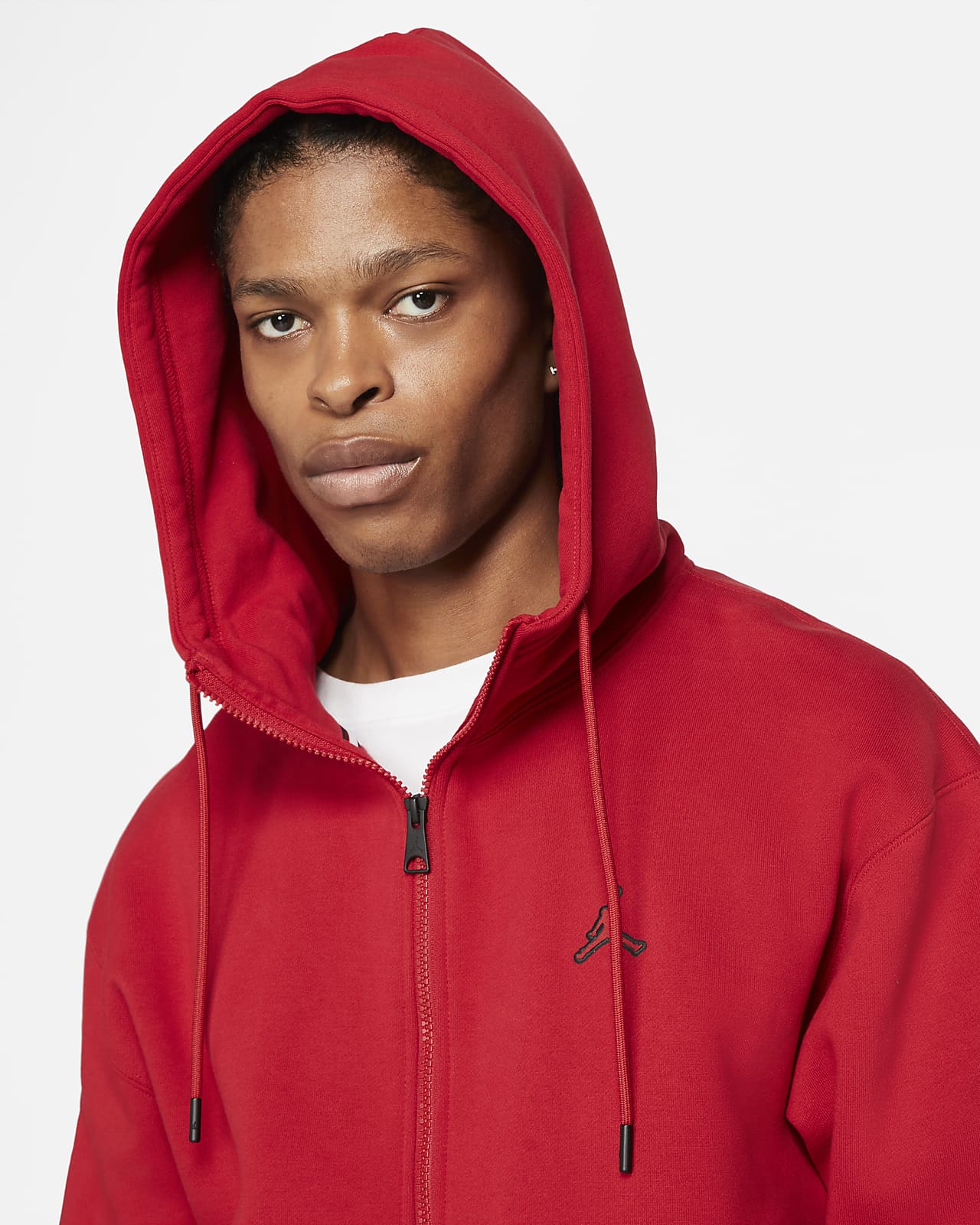 Jordan Brooklyn Fleece Men's Full-Zip Hoodie. Nike HR