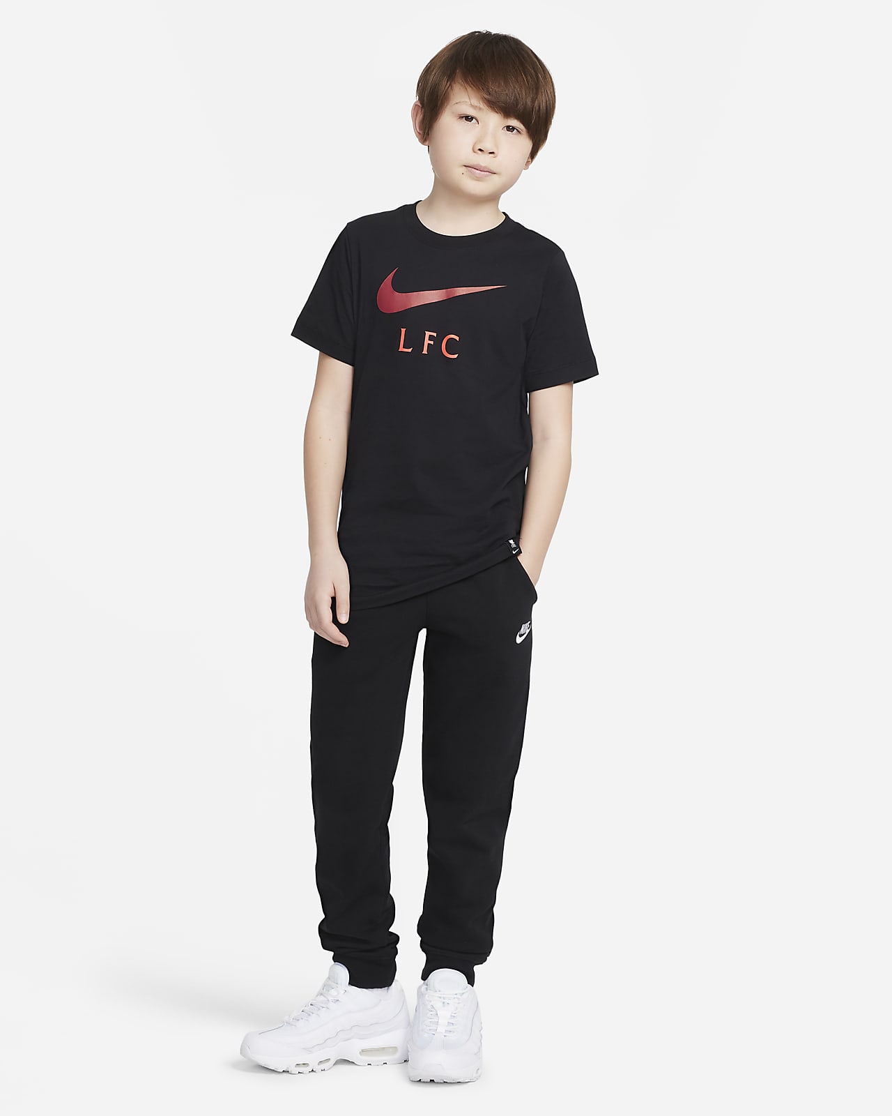 Liverpool F C Older Kids Football T Shirt Nike Se