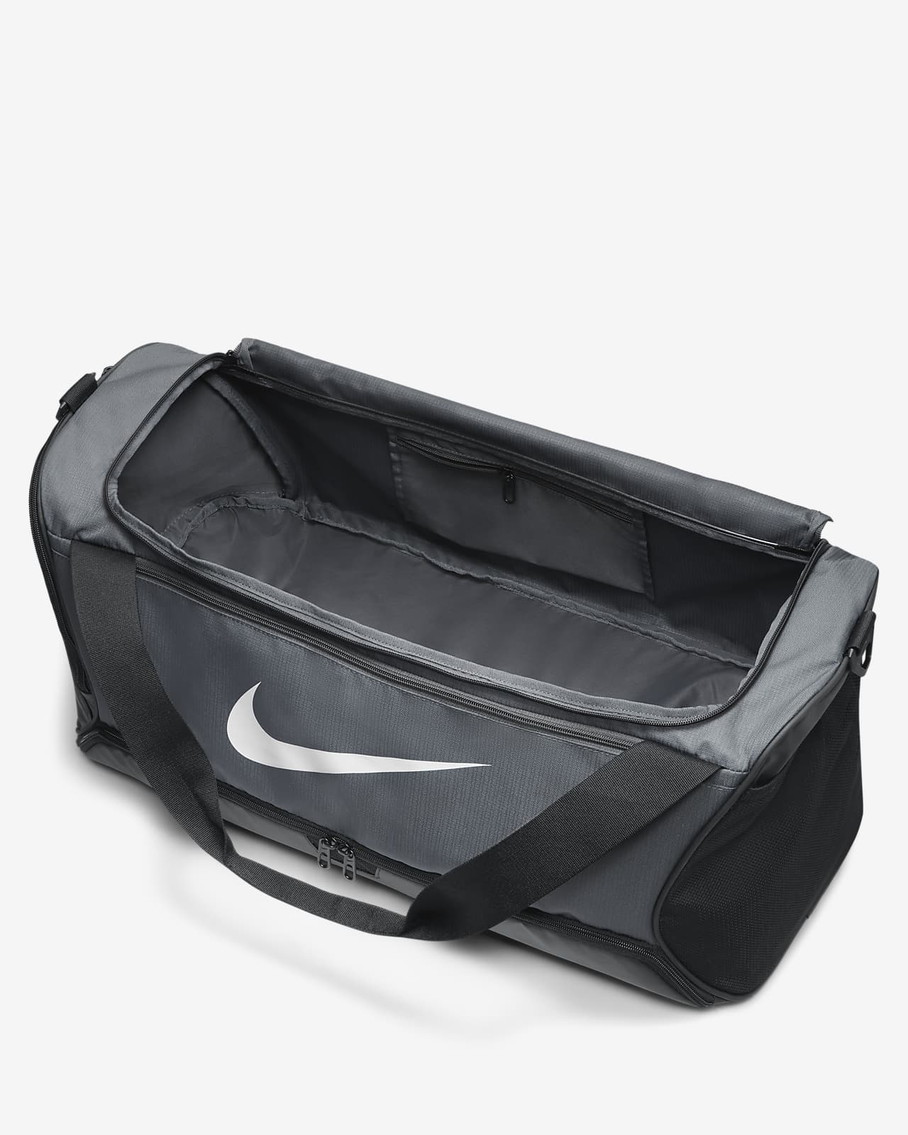 Nike Brasilia 9.5 Duffel 41L Bag Grey