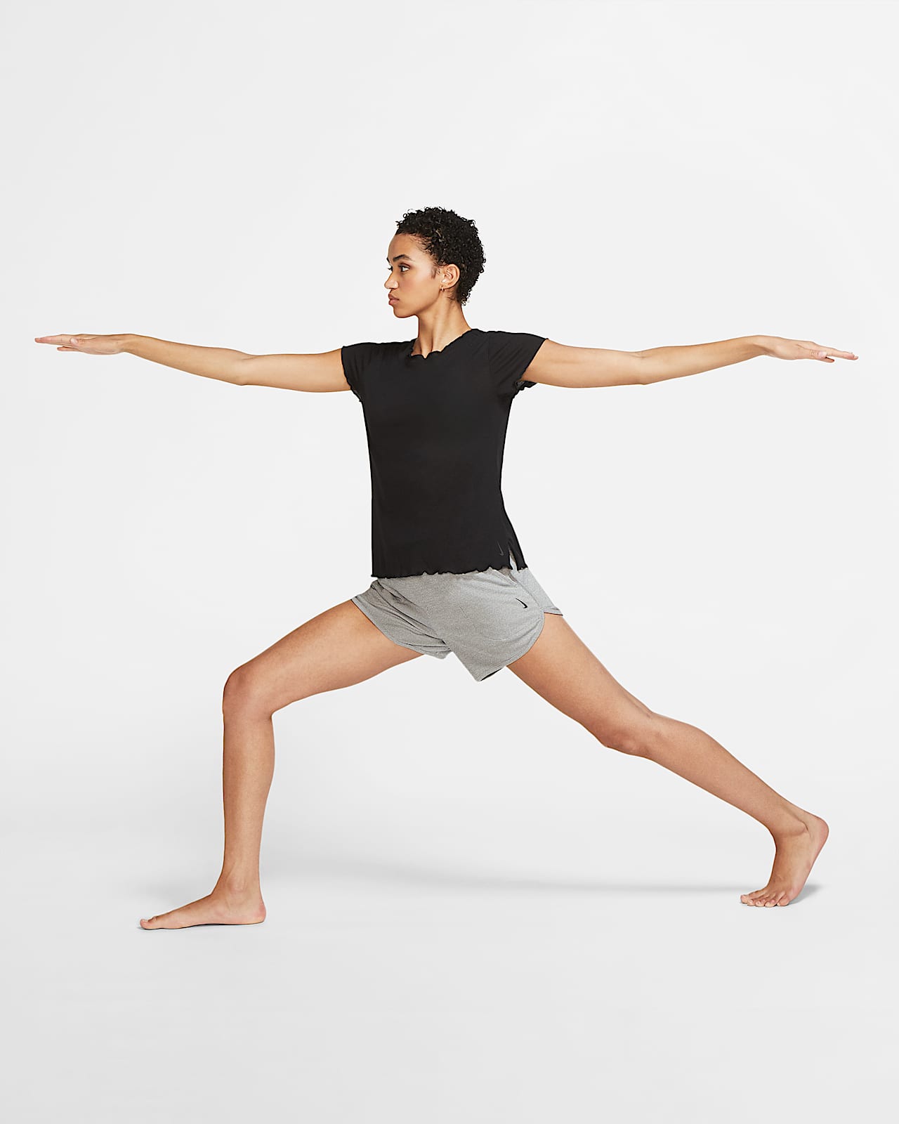 Nike Yoga Women's ShortSleeve Top. Nike LU