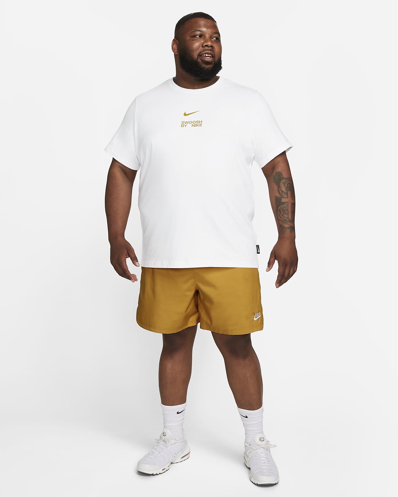 Gold nike outlet shirt mens