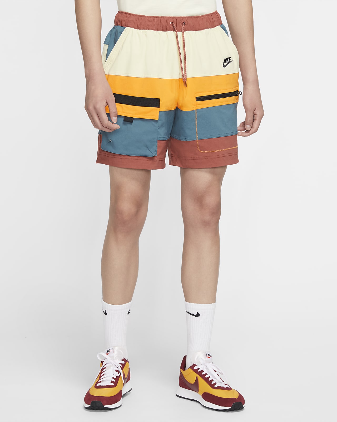 men's woven shorts nike sportswear tech pack