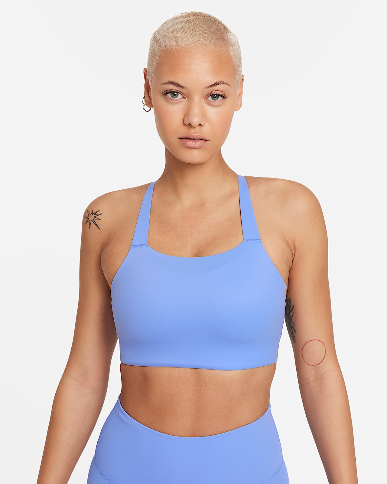 swoosh luxe sports bra nike